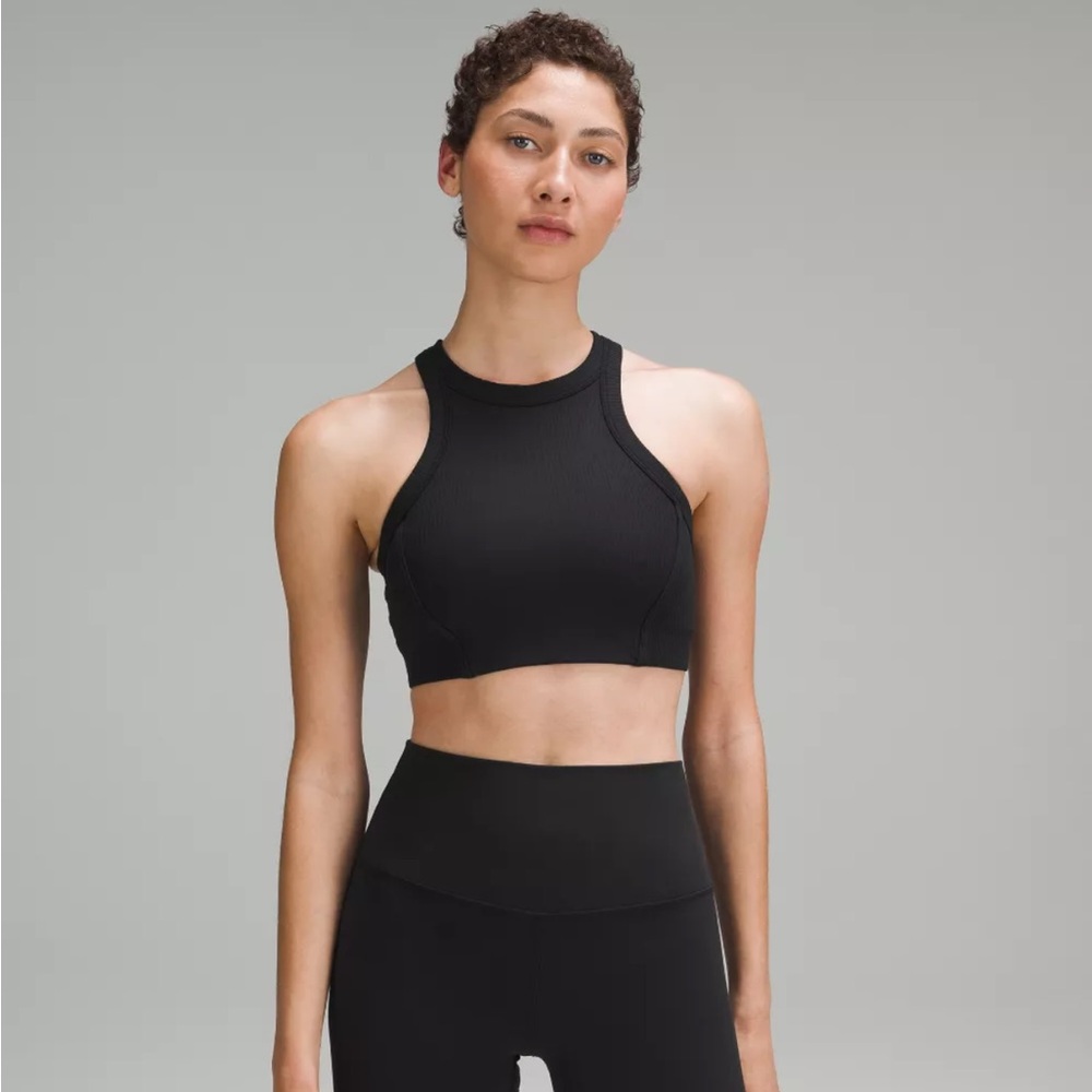 Lululemon Ribbed Nulu High-Neck Yoga Bra Size 8